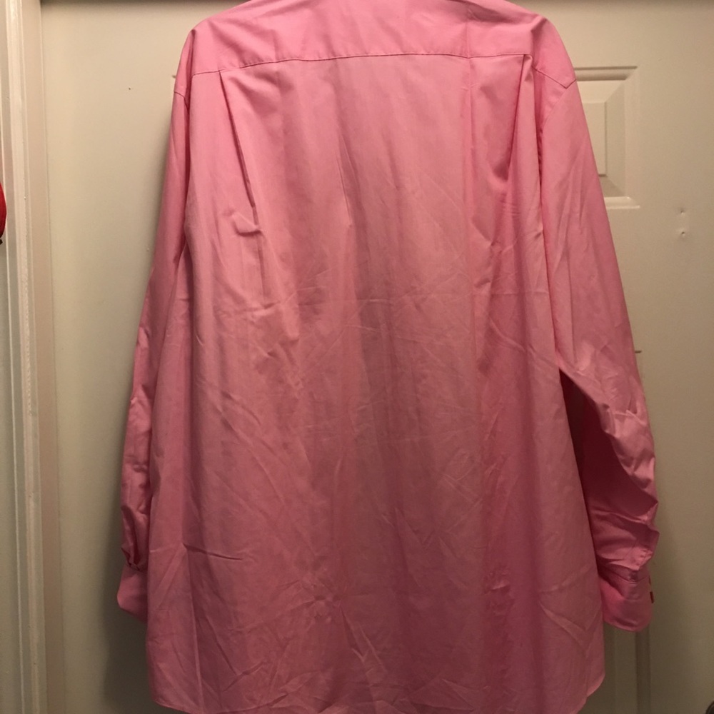 Croft&Barrow pink Lon sleeve dress shirt - Picture 2 of 5